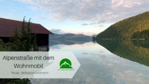 Walchensee an der Alpenstraße